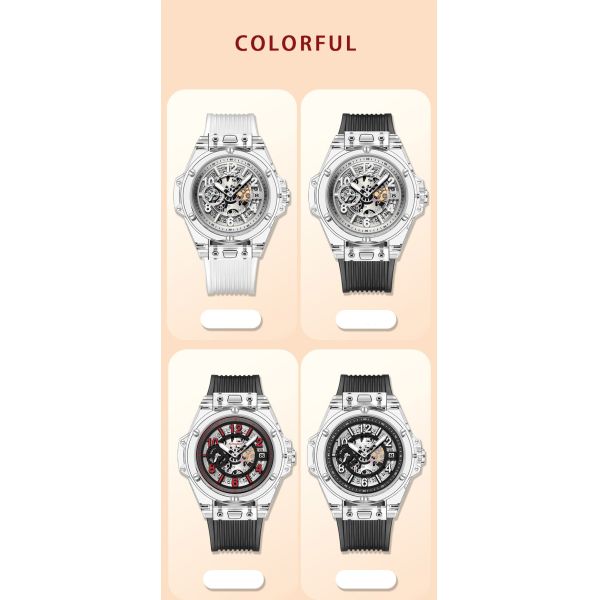 Details of Japanese movement crystal watch 5