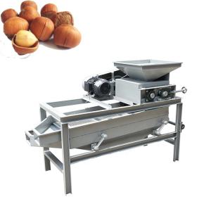 China LW-S1 Hazelnut Cracker Machine 400kg/H Capacity 2.2kw Power 2000 * 1100 * 4500mm on sale
