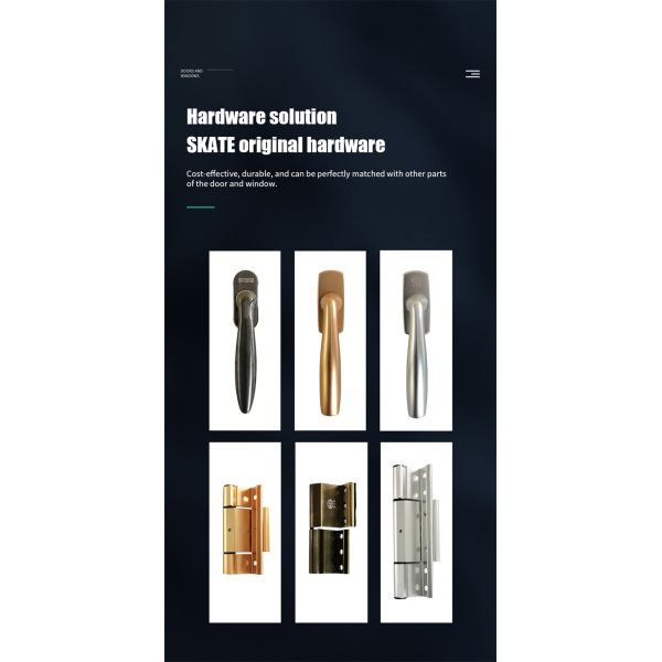 Wind Pressure Resistance Level 9 Triple Glazed Casement Windows for Custom Production