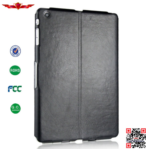 Hot Selling 100% Qualify Ultra Thin Smart PU Cover Case For Ipad Mini 2 Multi Stand
