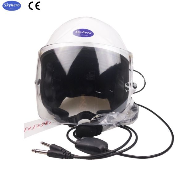 White Noise Cancel Paramotor Helmet With Goprobase Professional Factory