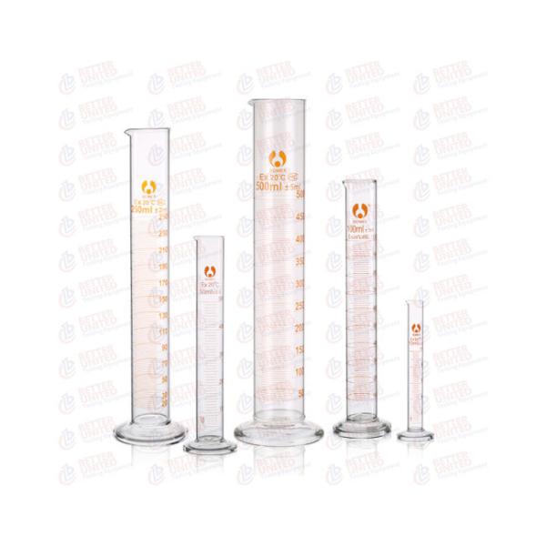 Quality Measuring Cylinder Glass Soil Testing Equipment for sale