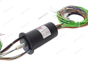 2 Channels SM Fiber Optic Rotary Joint Integrate FORJs Slip Ring With IP65