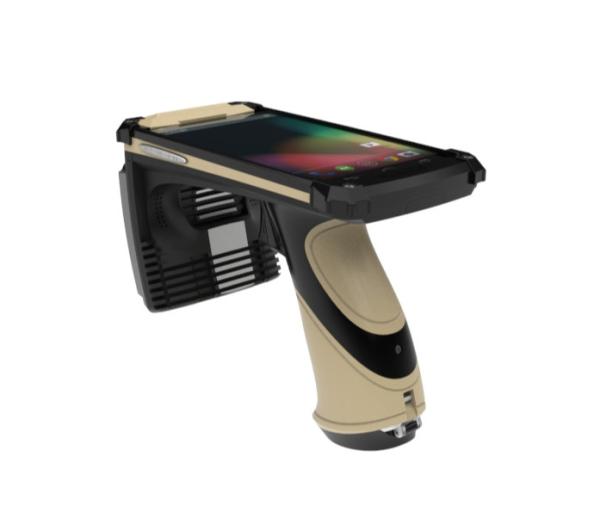 Quality UHF Frequency Handheld RFID Card Reader Portable Reader Writer IP65 Android 7.0 for sale
