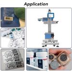 CO2 Industrial Laser Marking Machine with date marking for PET bottle