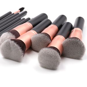 Synthetic Hair 12pcs Facial Makeup Brushes