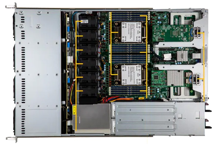 Stock SuperMicro SYS-611C-TN4R CPU P4X-SPR6430-SRM7A-XCC Scalable Processors Server