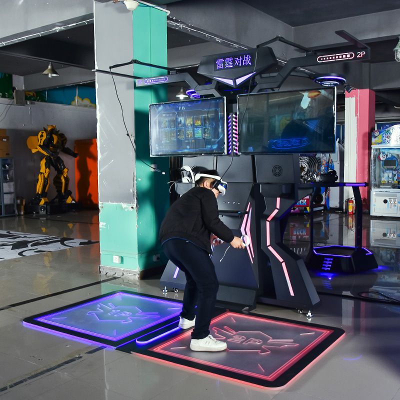 Development VR System Easy Operate VR Shooting Game Machine with Max Capacity 600kg