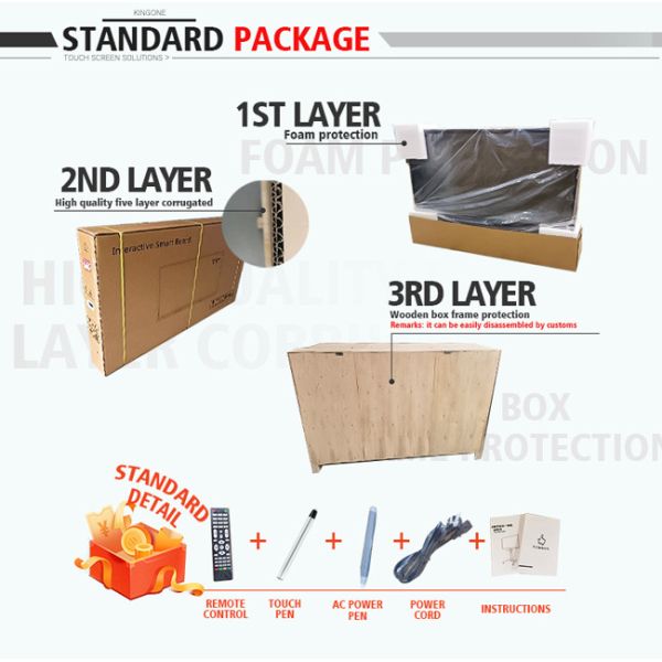 Smart E Blackboard 256G SSD 100 Inch Touch Screen Windows 10 OS