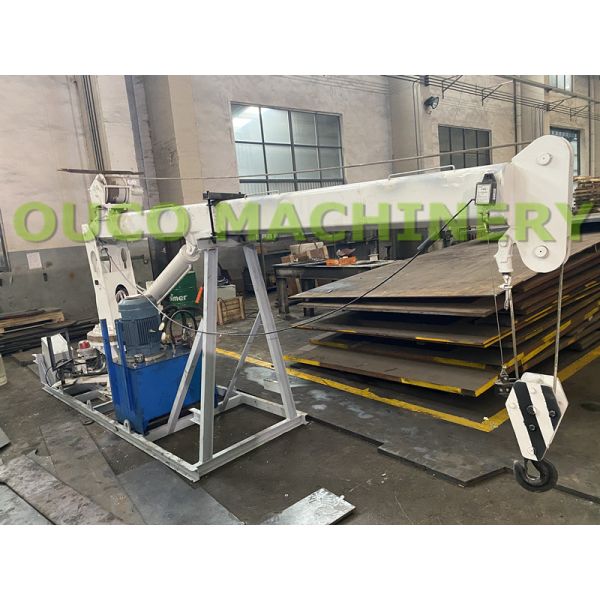 yacht crane Popular Stiff Boom Hydraulic Marine Crane 1.5t 4m Yacht Use CE Certificate