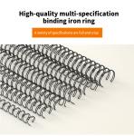 Nylon-Coated double Wire-0 Double Loop Spiral O Double Loop Binding Wire Twin