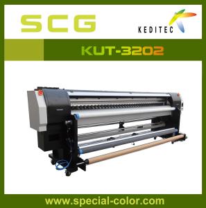 China 3.2 meter  uv roll to roll printer for all soft materials KUR-3202.UV ink on sale