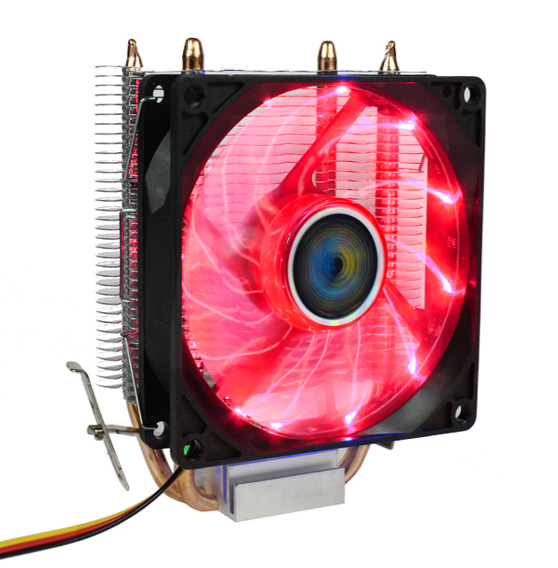 3 wires or 4 wires red LED AMD & Intel CPU cooler