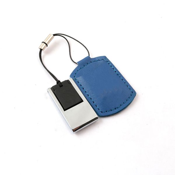 Custom Logo Supported Leather USB Flash Drive With 20MB/S Reading Speed