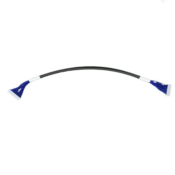 Quality Blue Custom Car Wiring Harness FFC Flexible Flat Cable Shielded With Short Circuit Testing for sale
