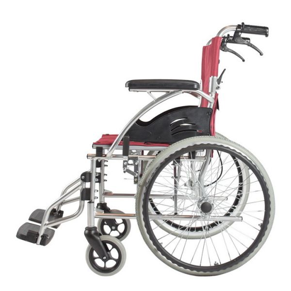 Lightweight Aluminum Manual Wheelchair For Disabled
