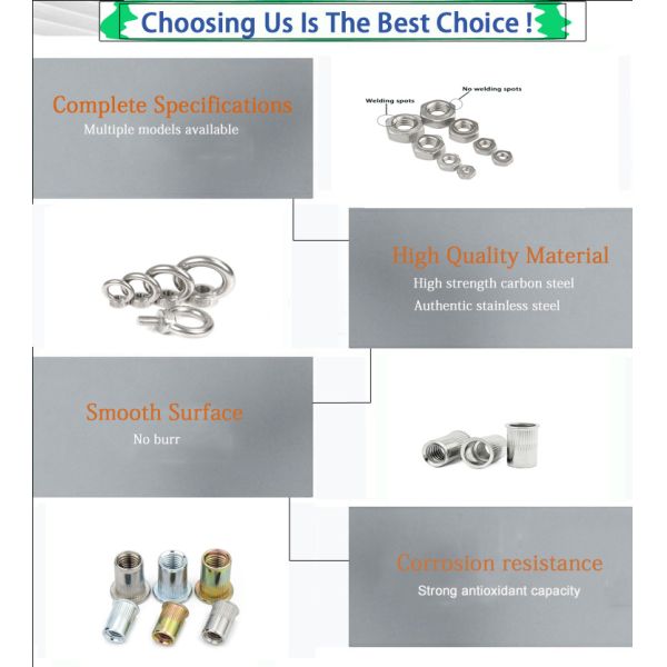 SS304 316 Zinc Coated Hex Weld Nuts M4 M5 M6 M8 M10 M12 ISO GB Mining Spot Weld Nut