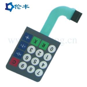 China Metal Dome Standard Membrane Keypad 3M 468 Adhesive Membrane Switch on sale