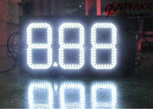 China 60Hz 50Hz Electronic LED Gas Price Signs Wireless Control Or RS232 on sale
