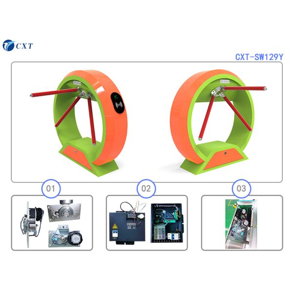 Intelligent Automatic Aesthetic Tripod Turnstile Gate with Brush-less Motor for Smooth Operation