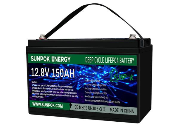 Quality 12 Volt Lithium Iron Phosphate Deep Cycle Battery Rechargeable for sale