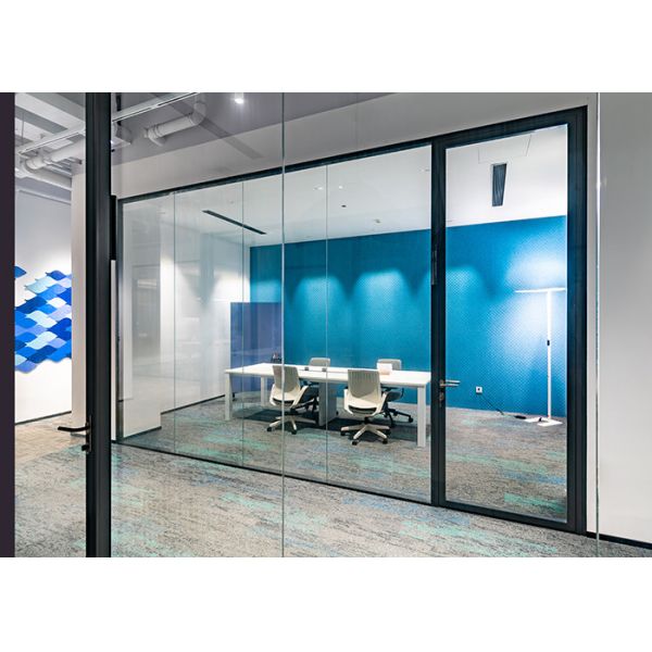 108 Series Glass partition Wall System Soundproof Wall Partiton Wiht Aluminum Frame