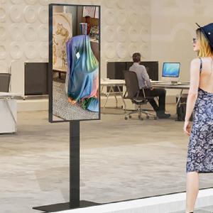 Wholesale Large Lcd Window Screen Floor Standing Digital Display 49 Inch 3500nits Indoor from china suppliers