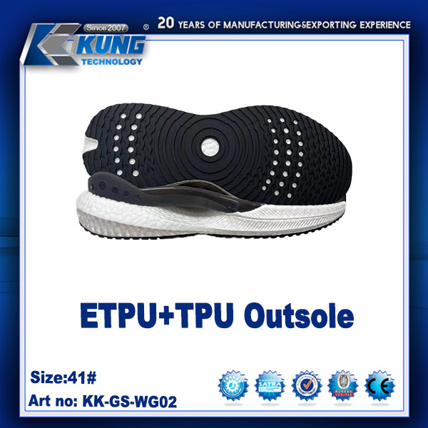 Nontoxic TPU Rubberized EVA Sole Waterproof Rubber Sneaker Outsole