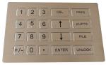 waterproof metal keypad with rugged ATM kiosk numeric keypad