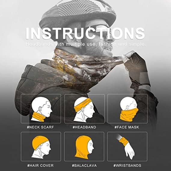 Cooling Sportsman Camo Fishing Face And Neck Gaiters