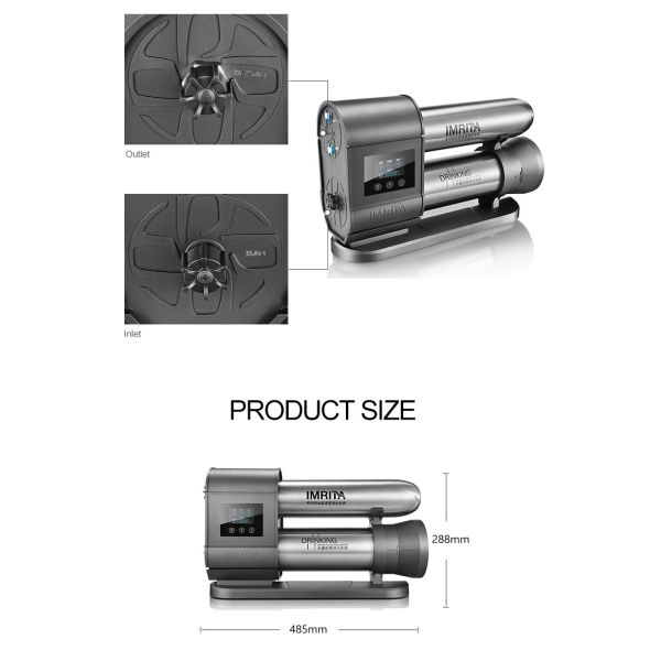 0.01 Micron UF Ultra Filtration Water Purifier 50/60Hz Manual Flush