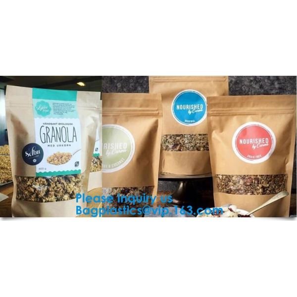 3kg/5kg Stand Up Flat Bottom/Box Bottom Zipper Whey Protein Powder Pouch Bag For Packaging Nutrition Powder