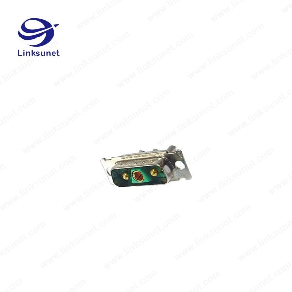 Large Current Combo Soldering Wiring Harness 3W3 2F - 1M FMK2G D Shaped Connector