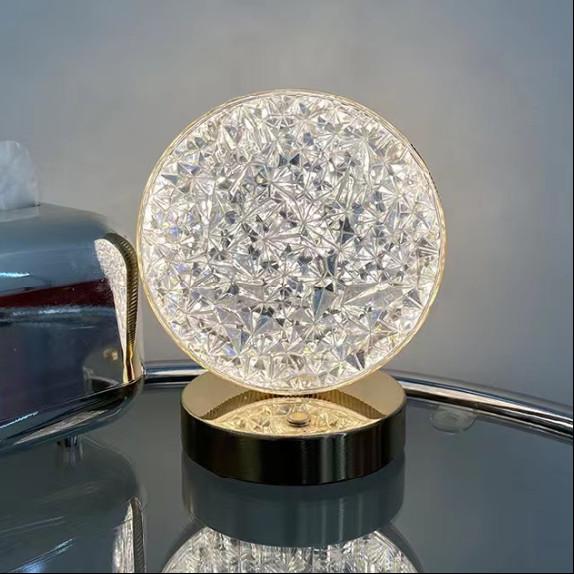 Quality Lightweight Round Bright Battery Operated Table Lamp For Nursery for sale