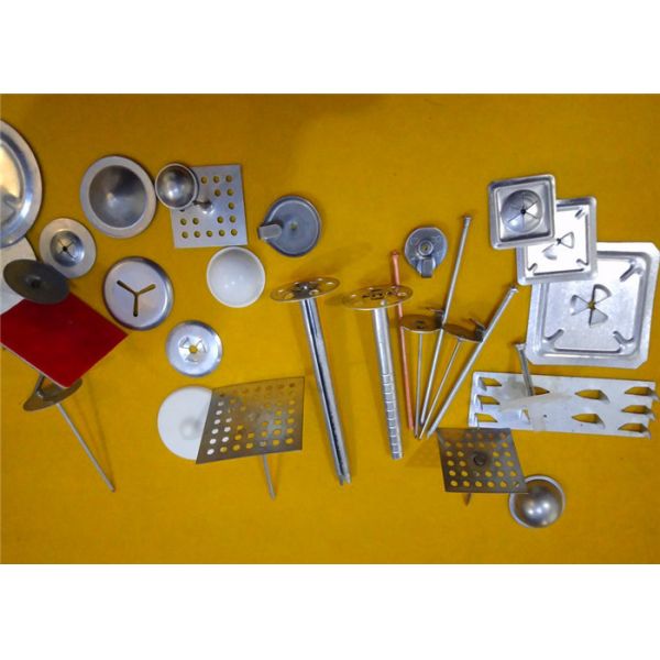 Zinc Plated Perforated Metal Base Insulation Anchor Pins