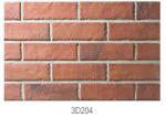 3D204 Light Weight 3D Thin Veneer Brick For Exterior / Interior Wall Decoration
