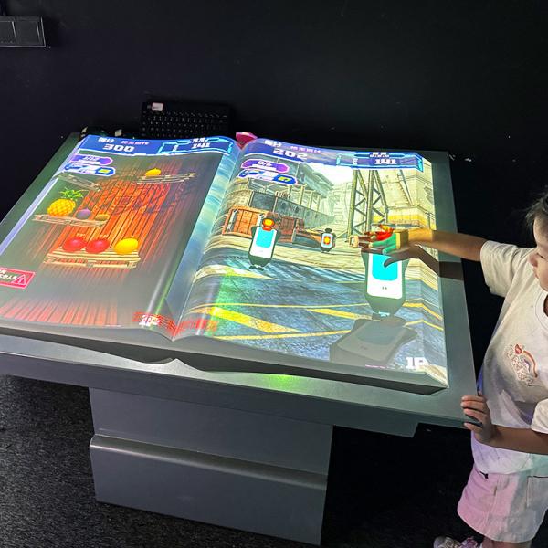 Quality Virtual Flip Book Projection Software System Restaurant Menu Projection for sale
