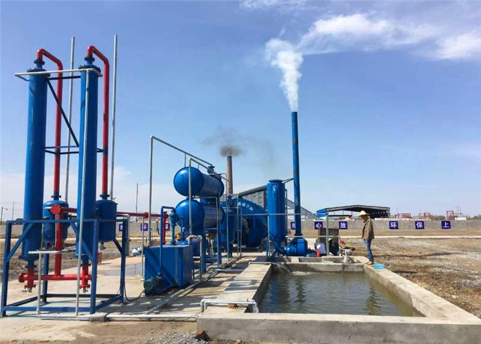 Automatic 5-15TPD waste tyre pyrolysis machine Waste Plastic Pyrolysis to Fuel Oil Equipment