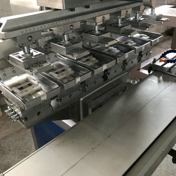 auto Drying 6bar Ink Pad Printing Machine 6 Color Printer 1300x1000x1400mm
