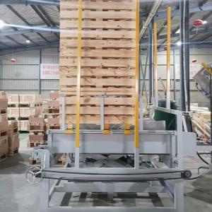 Wholesale Auto Stacking Nailing Euro Block Pallet Production Machinery from china suppliers