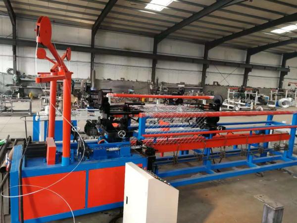 Quality Touch Screen Double Wire Chain Link Fence Making Machine for sale