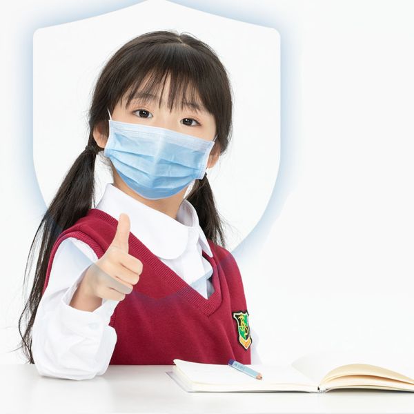 PP Non Woven Kids Disposable Masks For Dust Colored Surgical Masks
