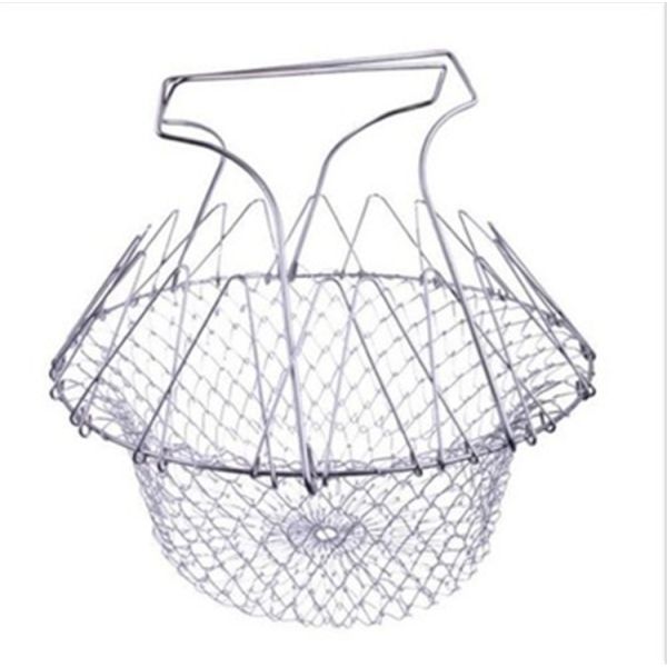SS 304L Wire Filter Mesh Used As A Storage Basket Foldable Filter