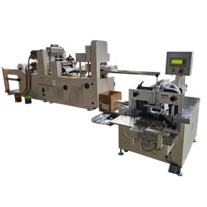 China 2 Colors Printing Napkin Tissue Paper Making Machine Packing Production Line For Start Business on sale