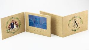 China Business Gift 5IPS Screen Video Brochure ,Video Brochure Card ,Lcd Video brochure Card with UV brochure print on sale