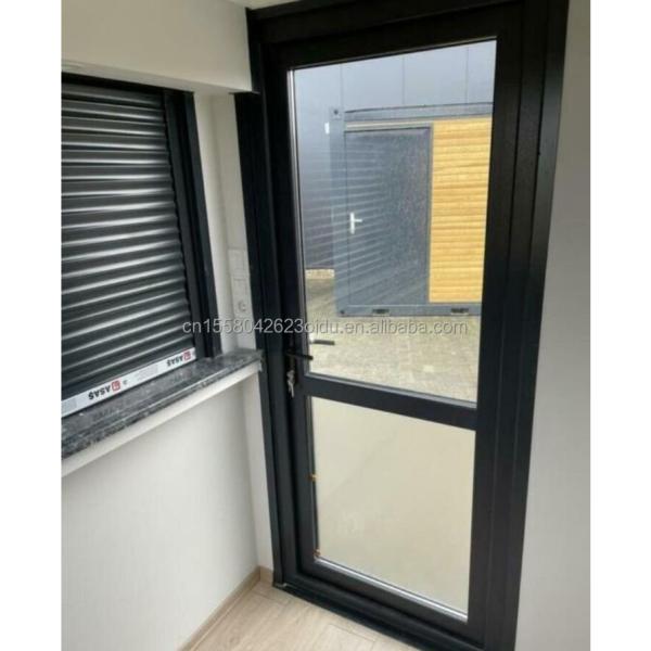 Sandwich Panel Door Container Houses 40ft Two Bedroom for Glass Door Living Accommodation