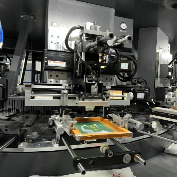 3-8 Color Automatic Glass Bottle Screen Printing Machine CNC Servo Printer