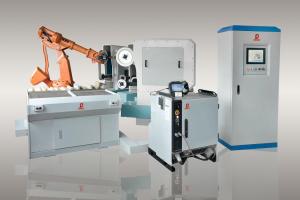 Wholesale Automatic Robotic Grinding Cell , Robotic Deburring Machine For Hardware Fitting from china suppliers