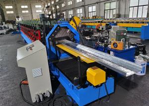 China Galvanized Steel Scaffold Plank Roll Forming Machine With Gauge Adjust Device on sale