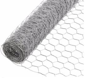 Galvanized Or Pvc Coated Hexagonal Wire Mesh , Hexagonal Chicken Wire Mesh